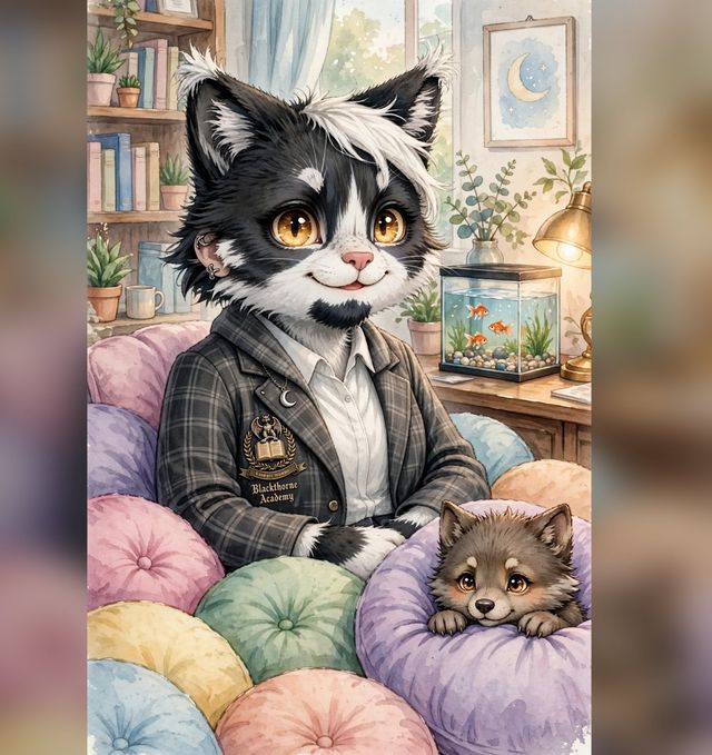 The Counselor Is In book cover — Miss Itty Bitty in her office