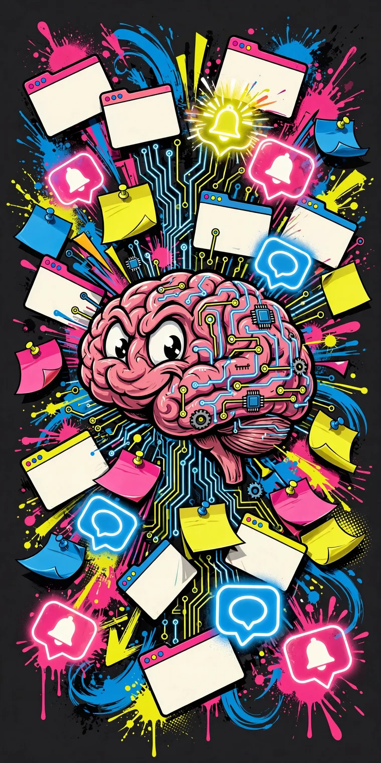 ADHD Desk Calendar 2027 cover art