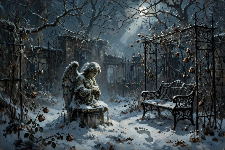 Dark Academia Horror 2027 calendar art