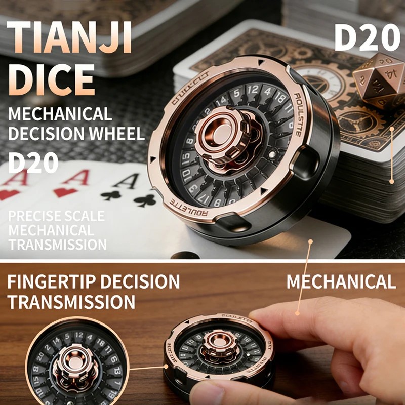 D20 Roulette Fidget Spinner