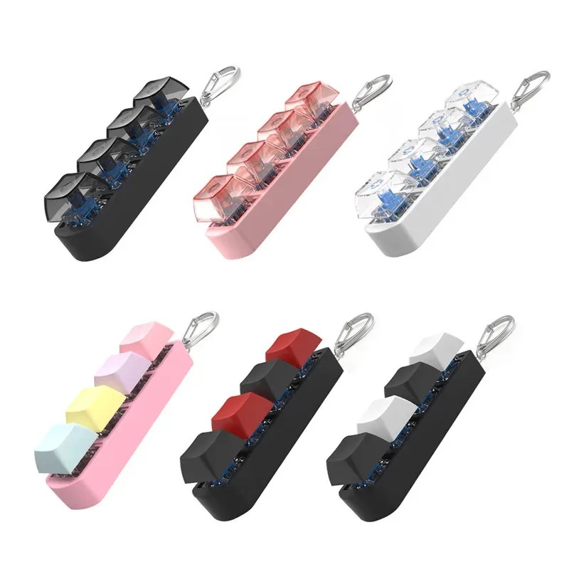 Keyboard Key Fidget Keychain
