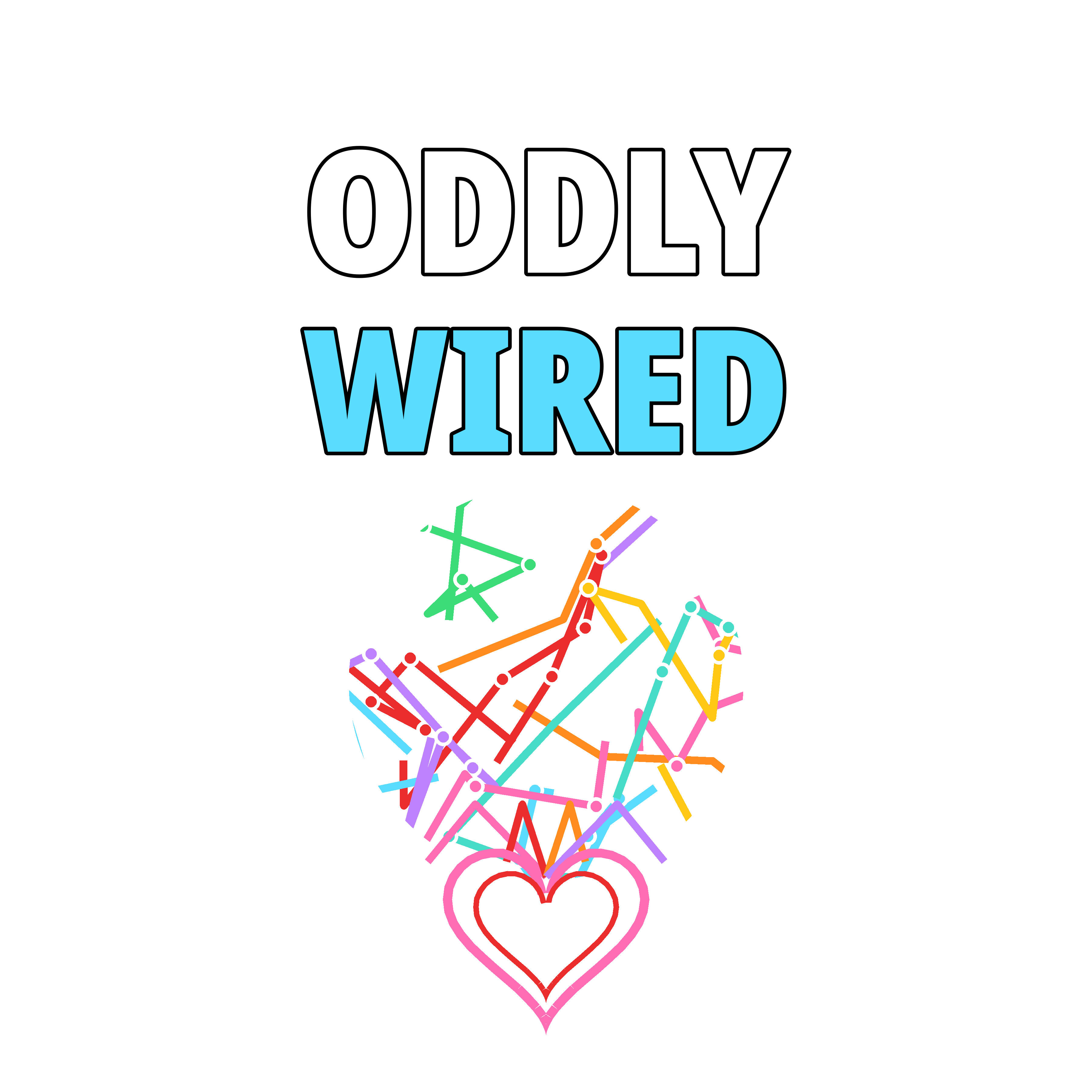 Oddly Wired Logo Hoodie