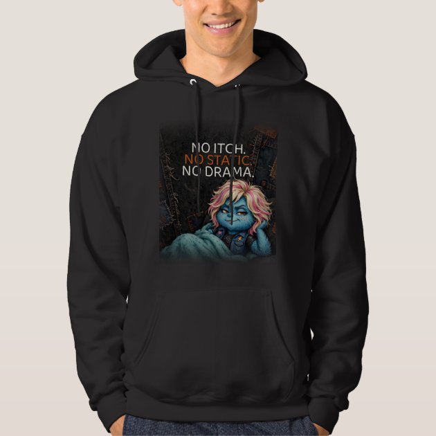 No Itch No Static No Drama Hoodie — Sensory First — product photo