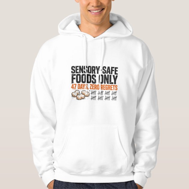 Sensory-Safe Foods Only Funny ADHD Hoodie — product photo