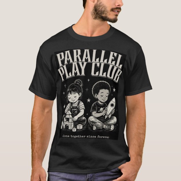 Parallel Play Club — Oddly Wired Neurodivergent  T-Shirt — product photo