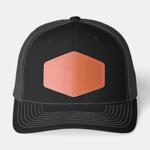 Oddly Wired Leather Patch Hat — product photo