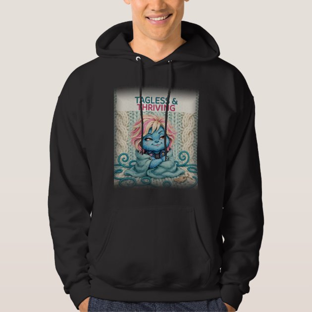 Tagless & Thriving Hoodie — Sensory First — product photo