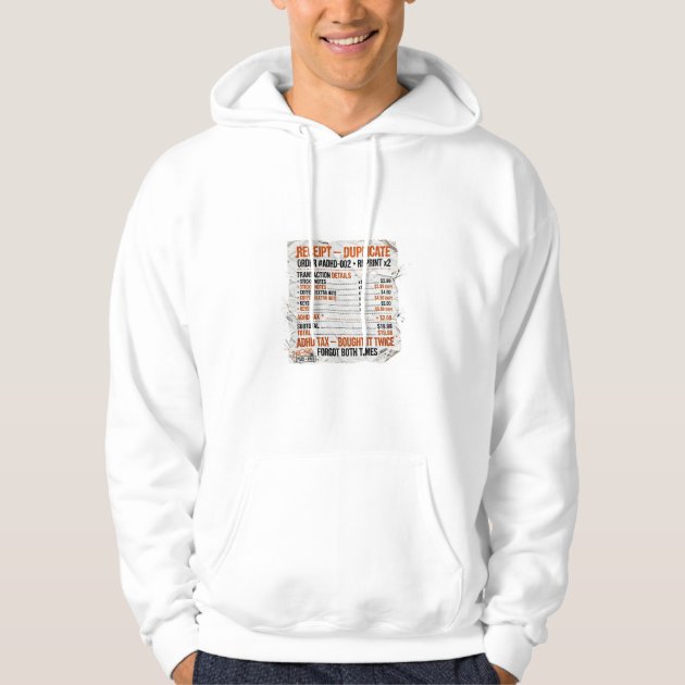 ADHD Tax Bought It Twice Funny ADHD Hoodie — product photo