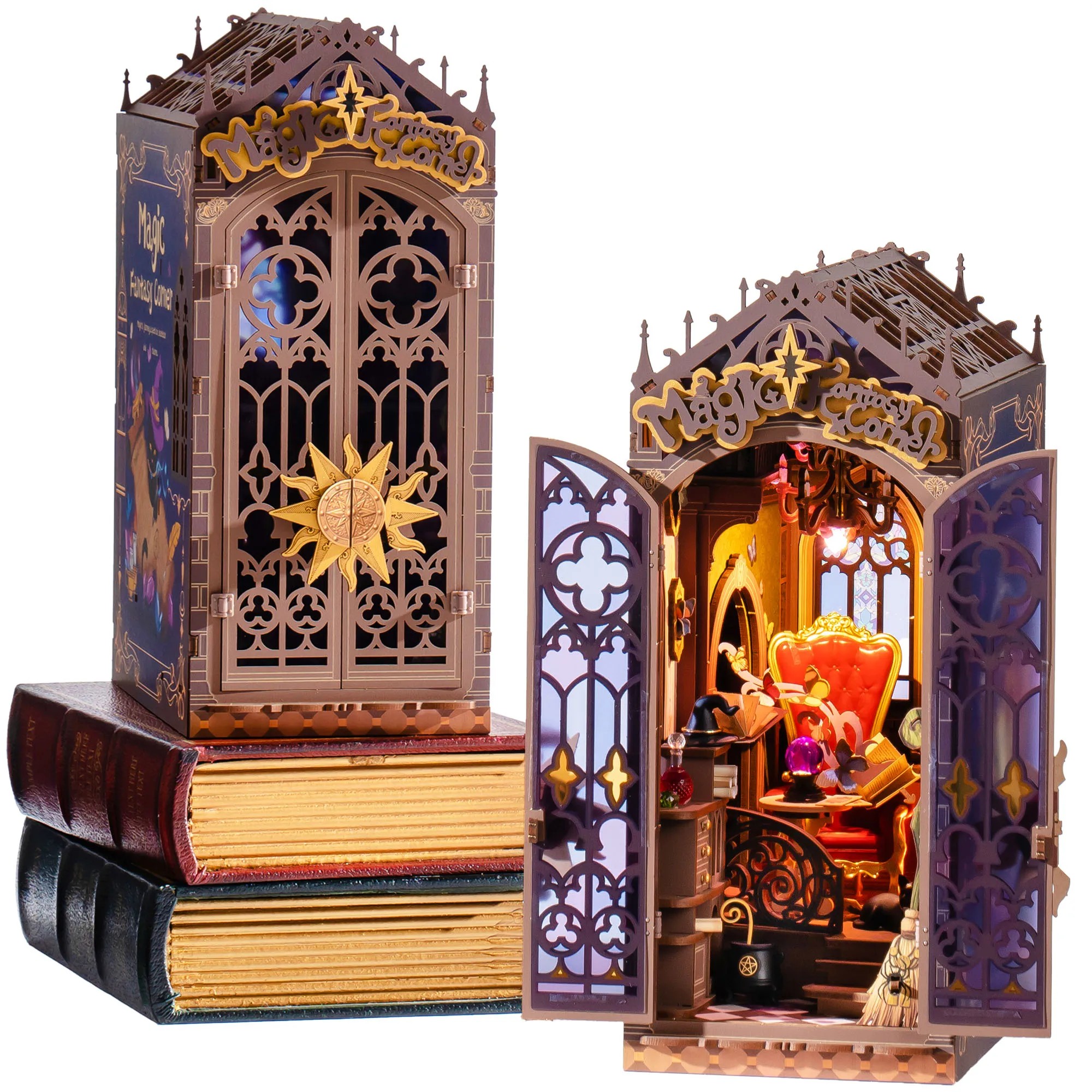 Rolife Book Nook Kit with LED