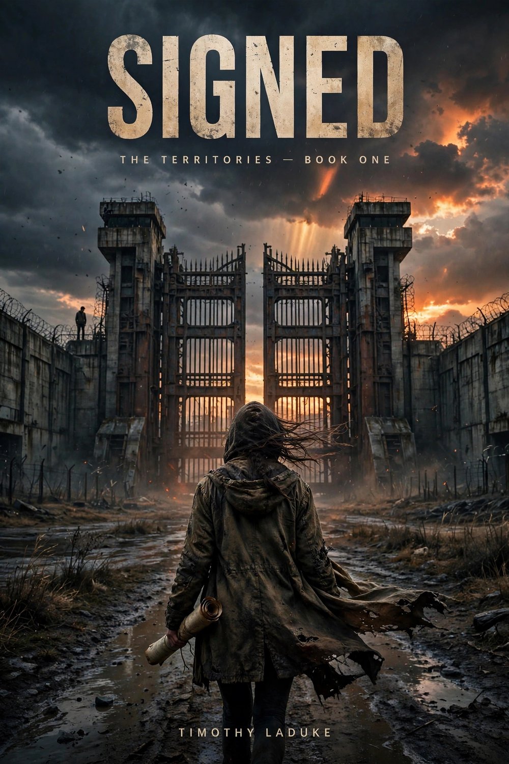 Signed book cover — Book One of The Contract