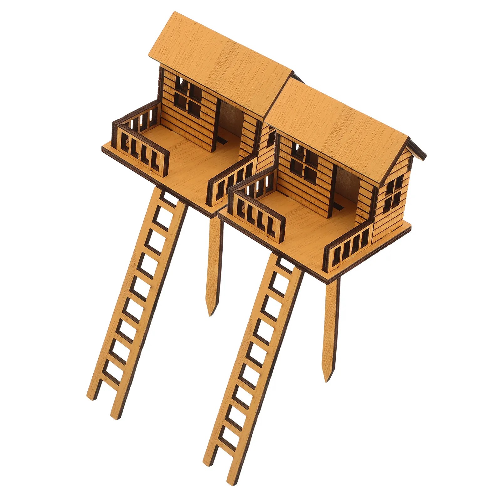 Miniature Wooden Treehouse